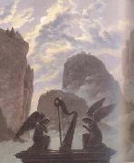 Carl Gustav Carus details Memorial Monument to Goethe (mk10) oil painting reproduction